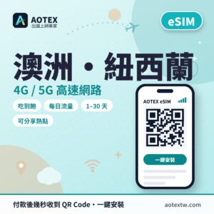 2026 紐西蘭 eSIM 推薦:南北島自駕上網怎麼選?流量、天數與安裝一次看