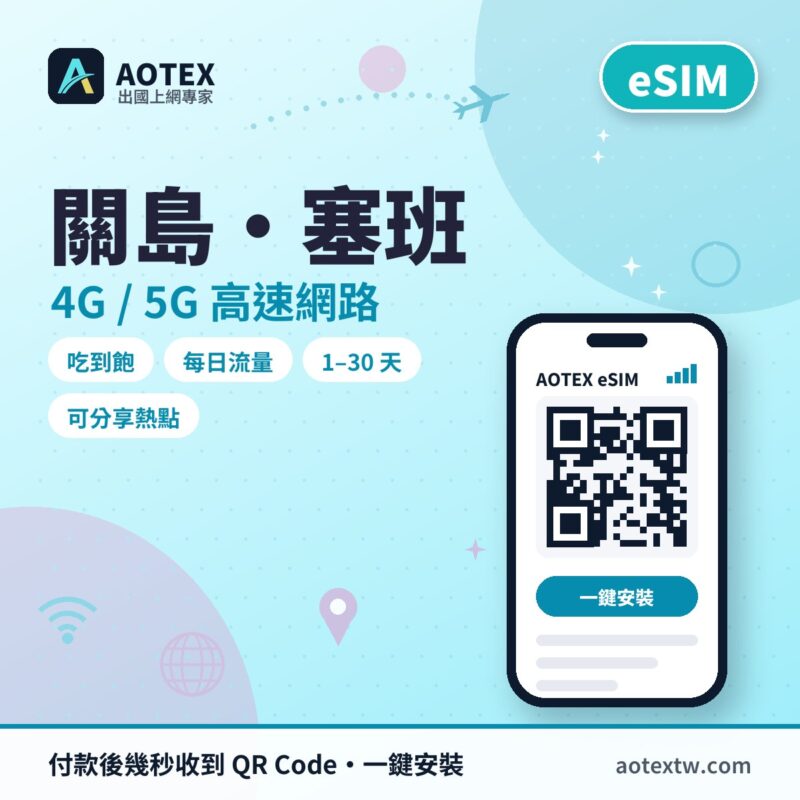 關島/塞班 eSIM - AOTEX